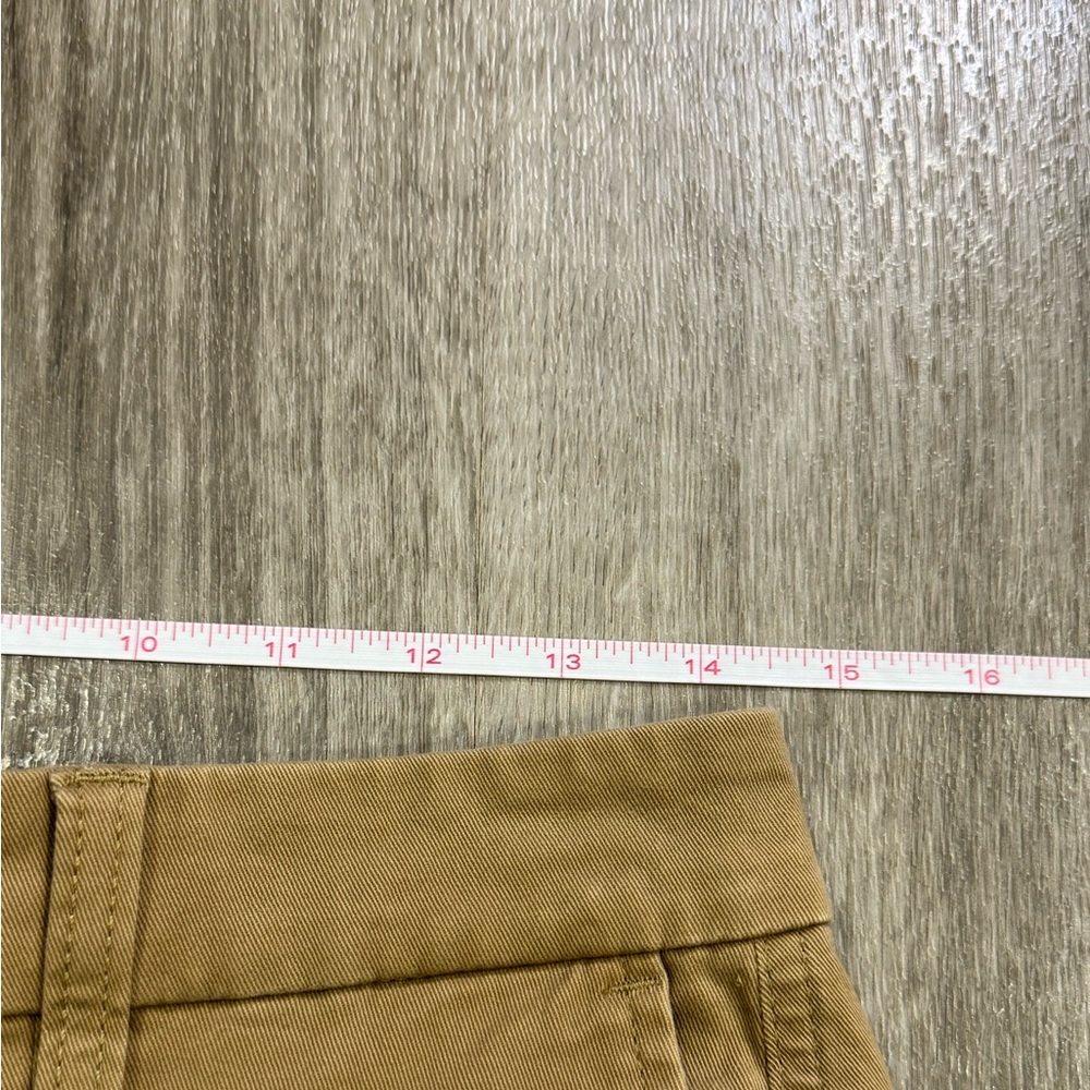 J. Crew High Rise Girlfriend Chino Pants Women Size 2 Tan Straight Leg Office - Picture 9 of 13
